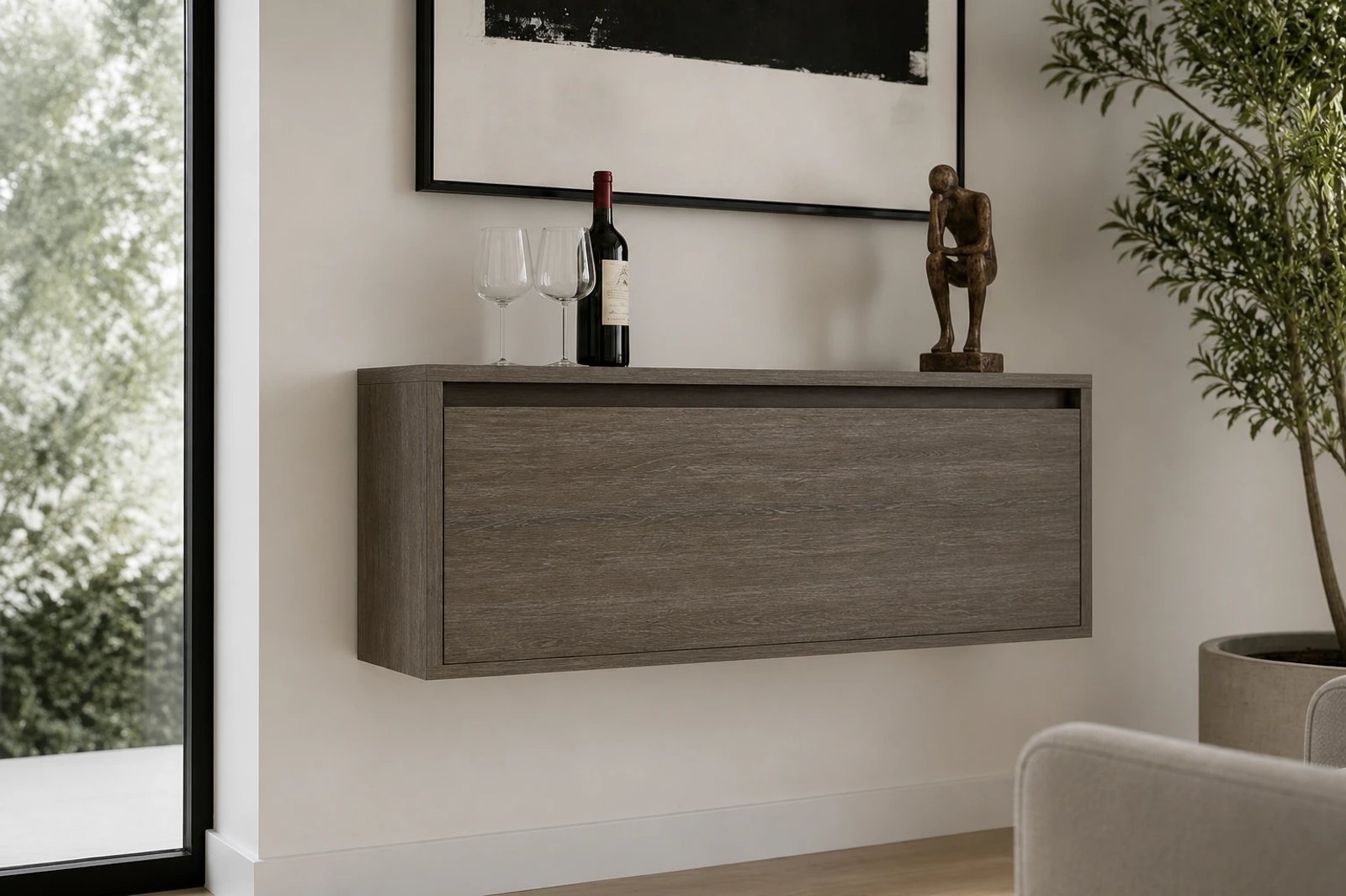 Siena Floating Bar Cabinet thumbnail