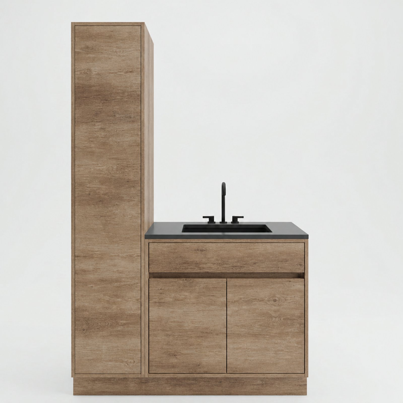 Orla Inset Standing Linen Closet M301 thumbnail