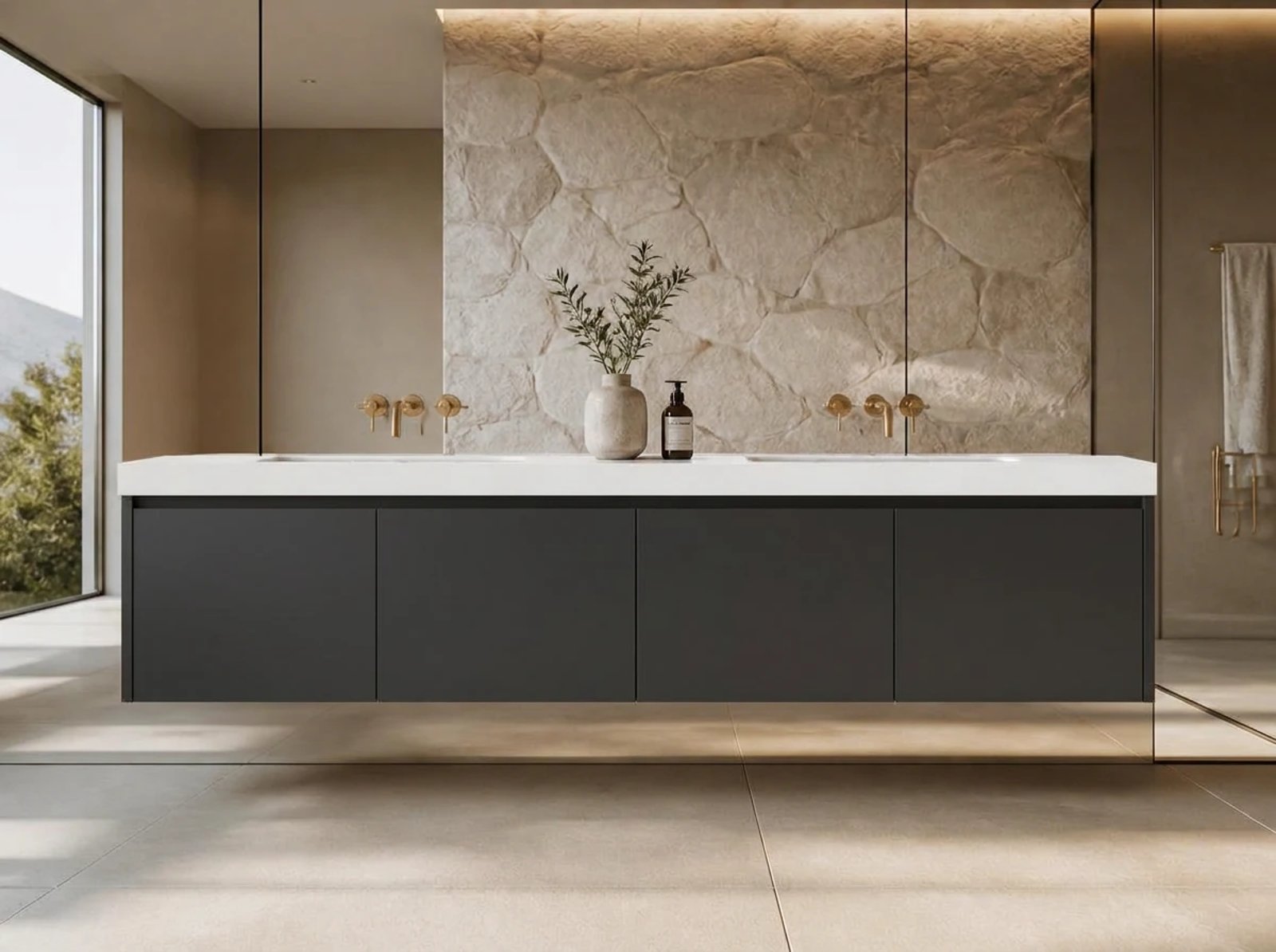 Corsica Floating Vanity Double Sink thumbnail