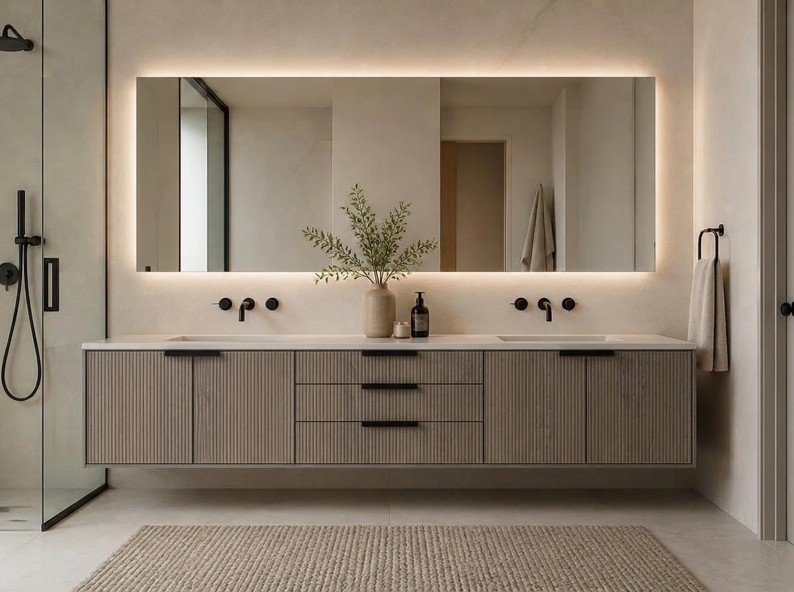 Amalfi Floating Vanity Double Sink thumbnail