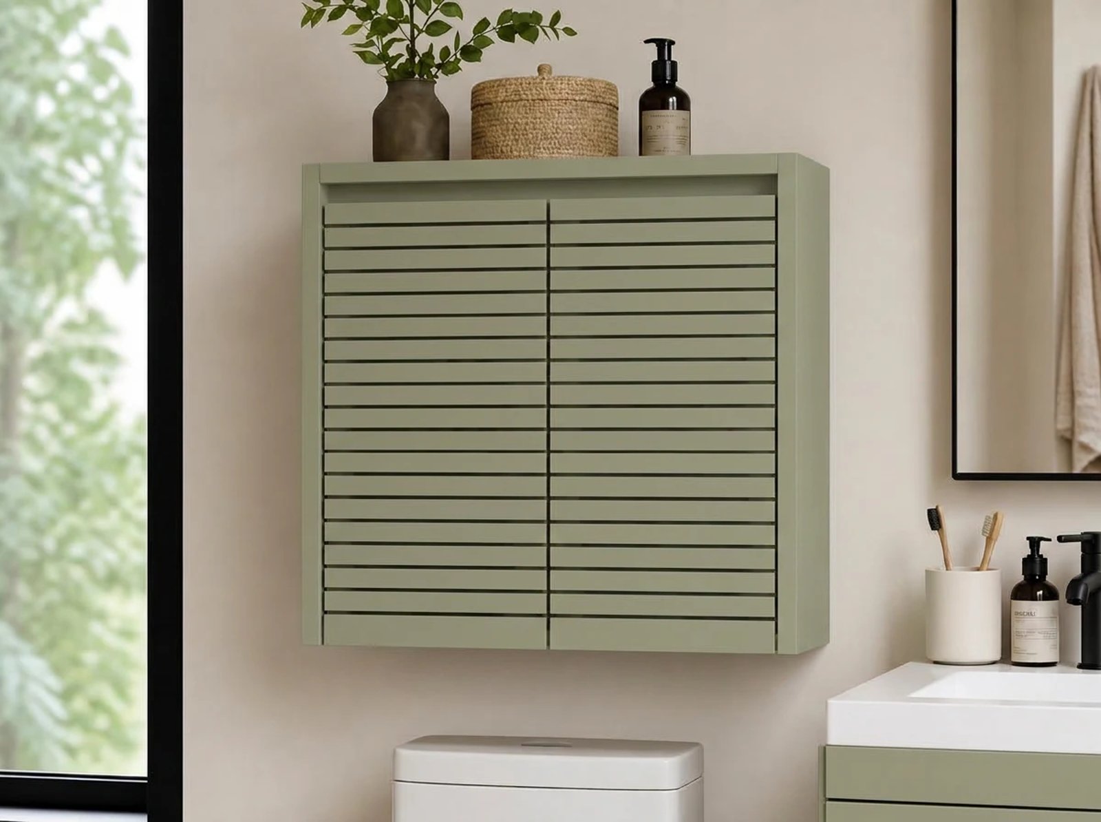 Bergen Floating Bathroom Wall Cabinet thumbnail