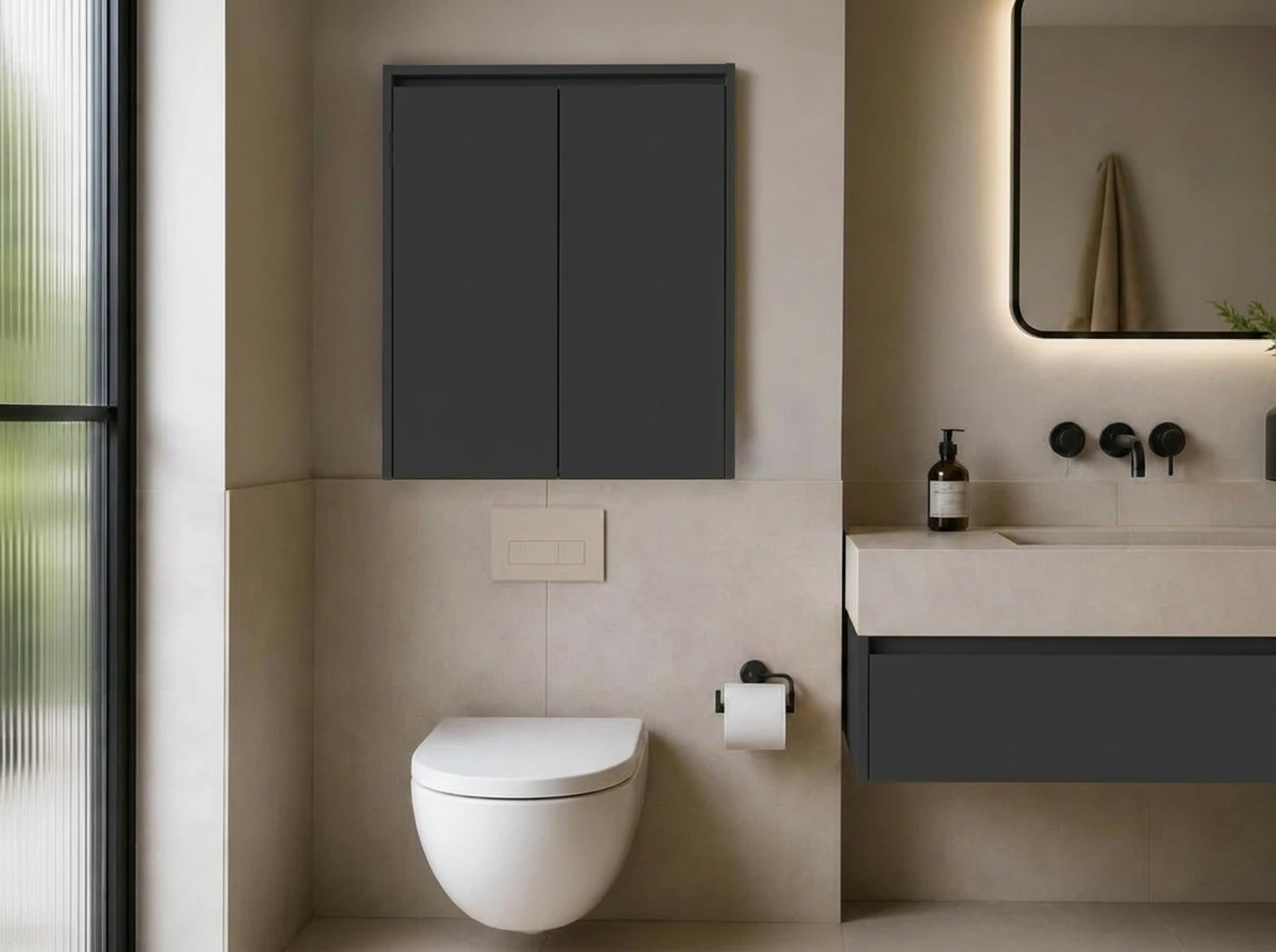 Corsica Floating Bathroom Wall Cabinet thumbnail