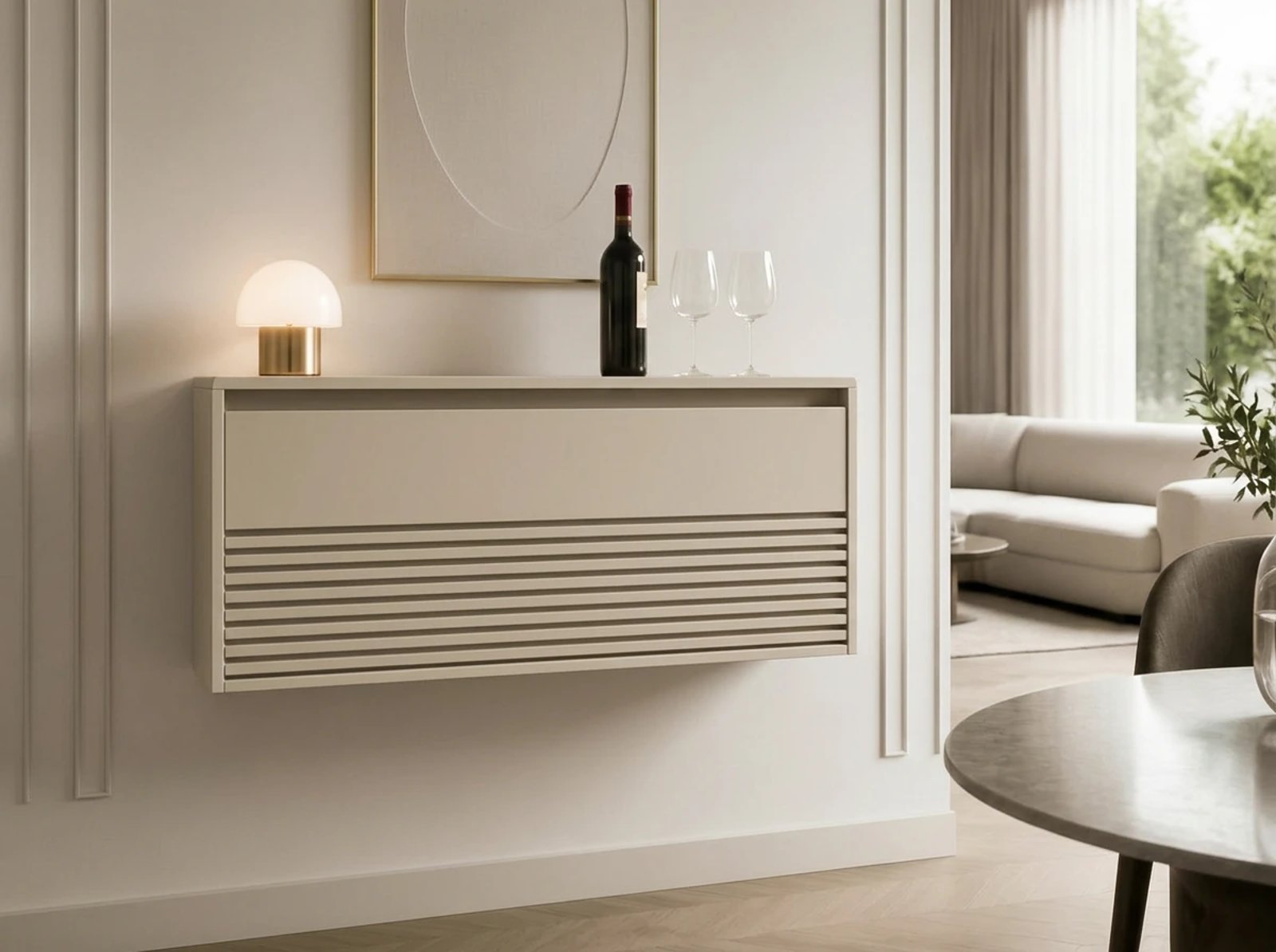 Bergen Floating Bar Cabinet