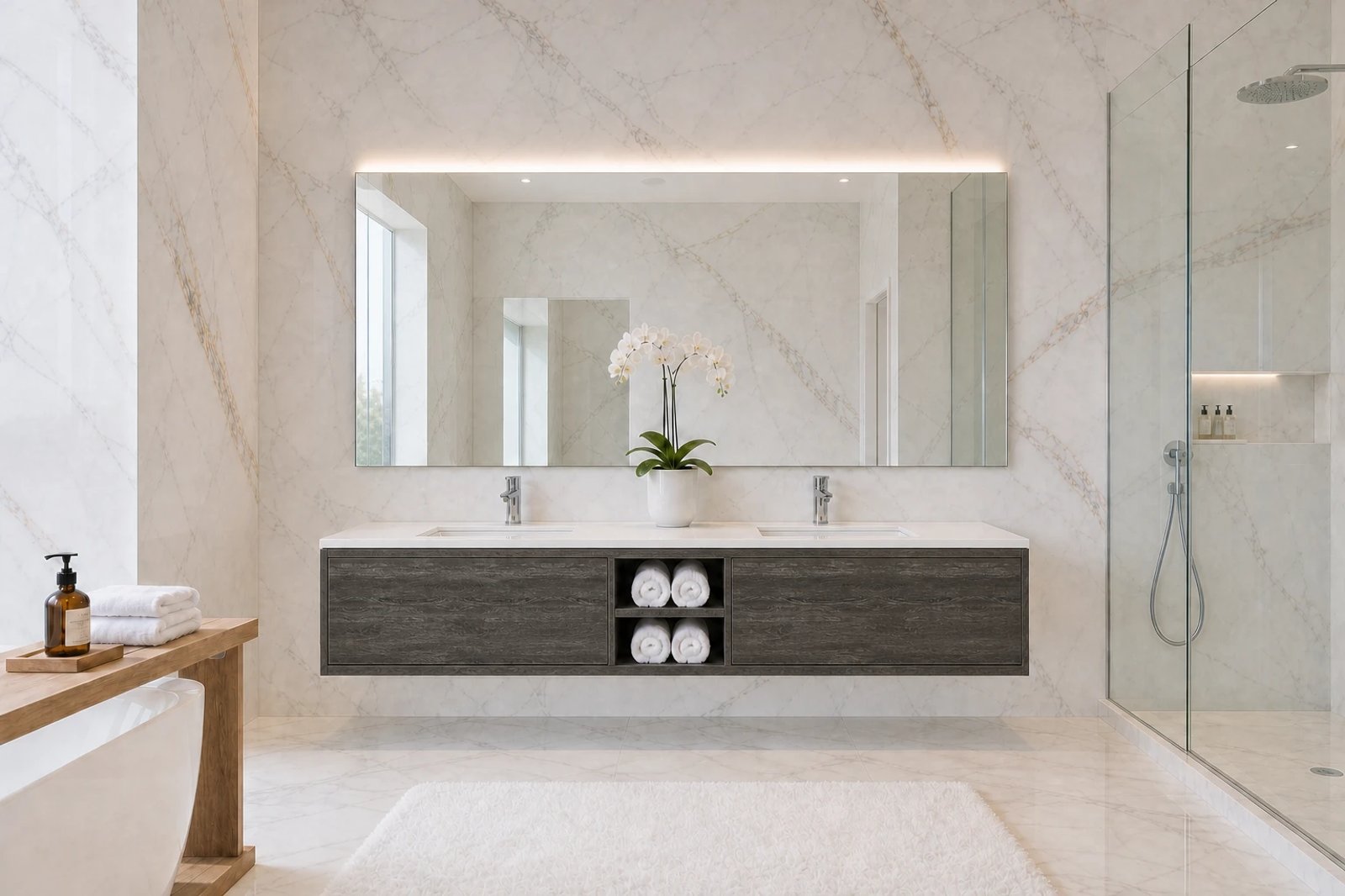 Menfi Inset Floating Vanity M500 thumbnail