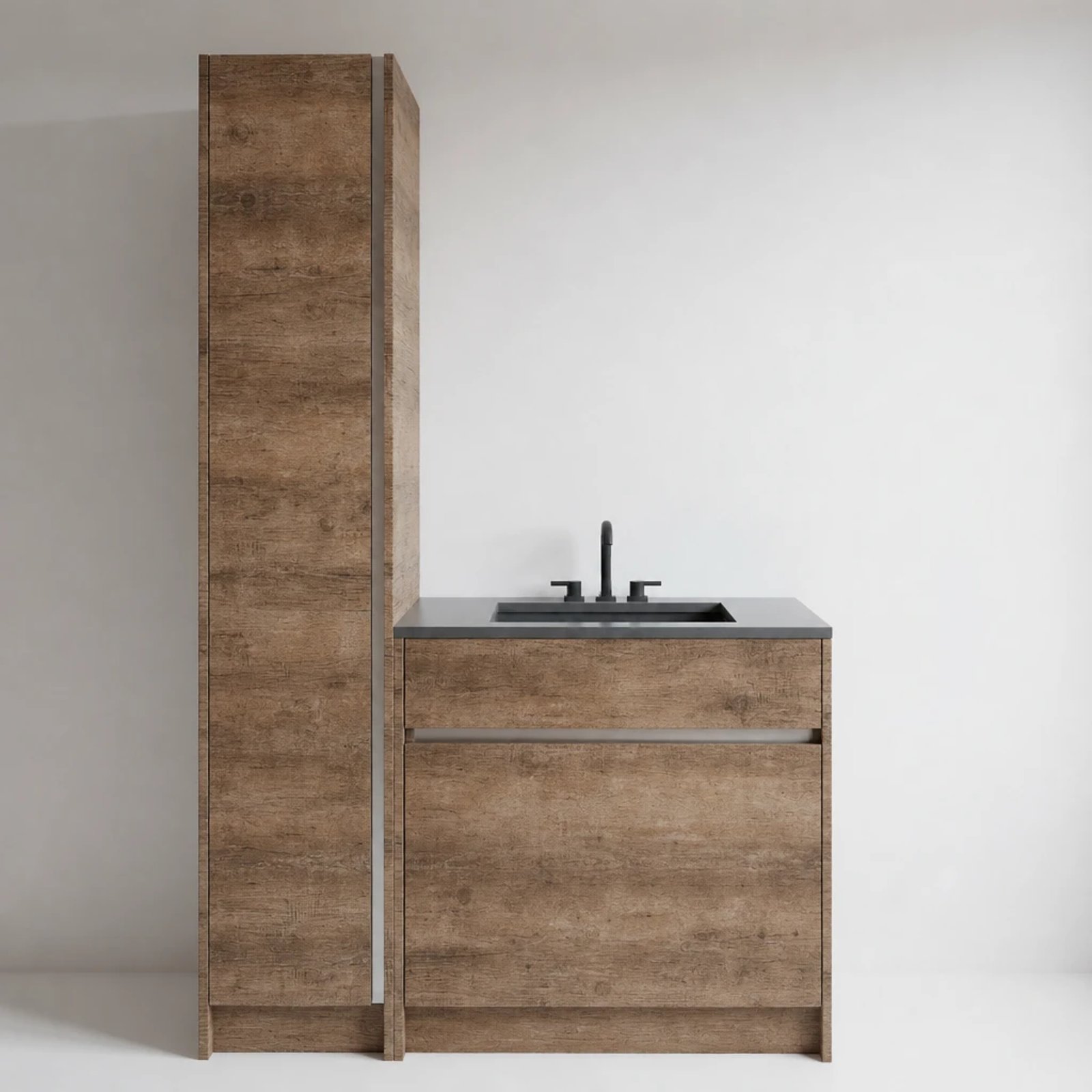 Trapani Inset Standing Linen Closet M306 thumbnail
