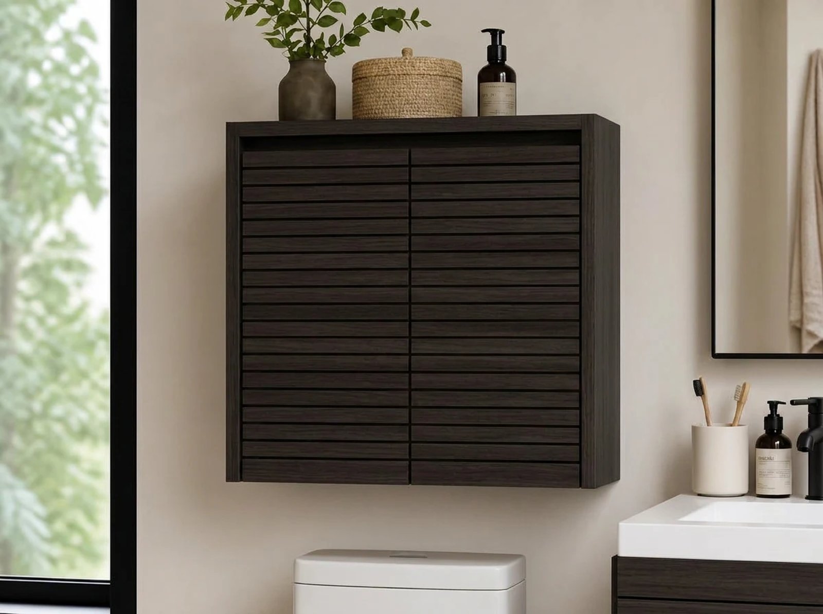 Bergen Floating Bathroom Wall Cabinet thumbnail