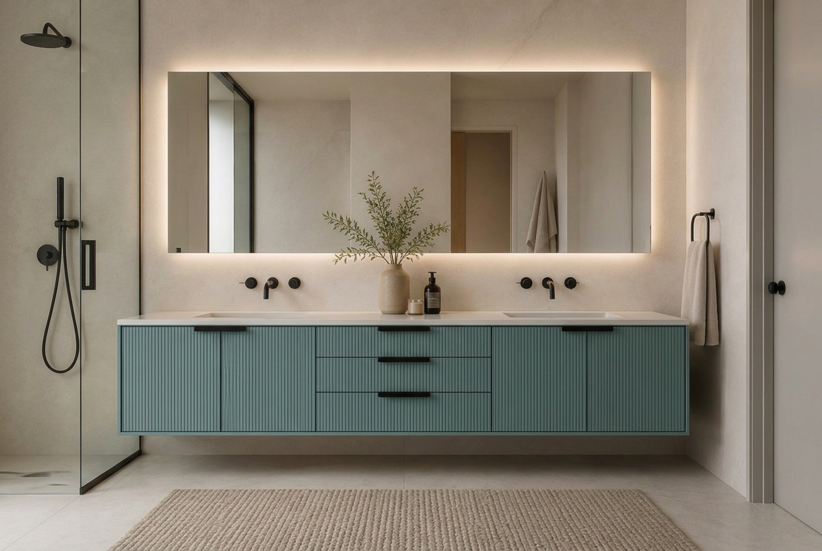 Amalfi Floating Vanity Double Sink thumbnail
