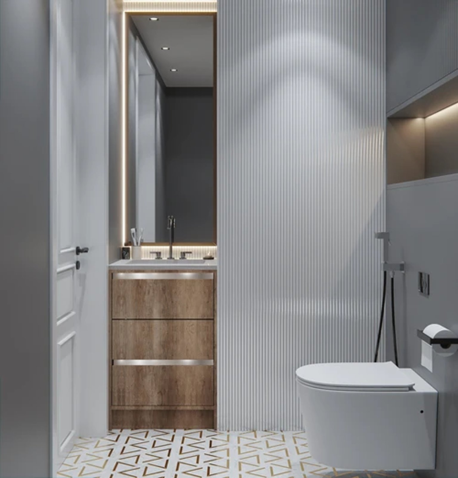 Trapani Inset Standing Vanity M310