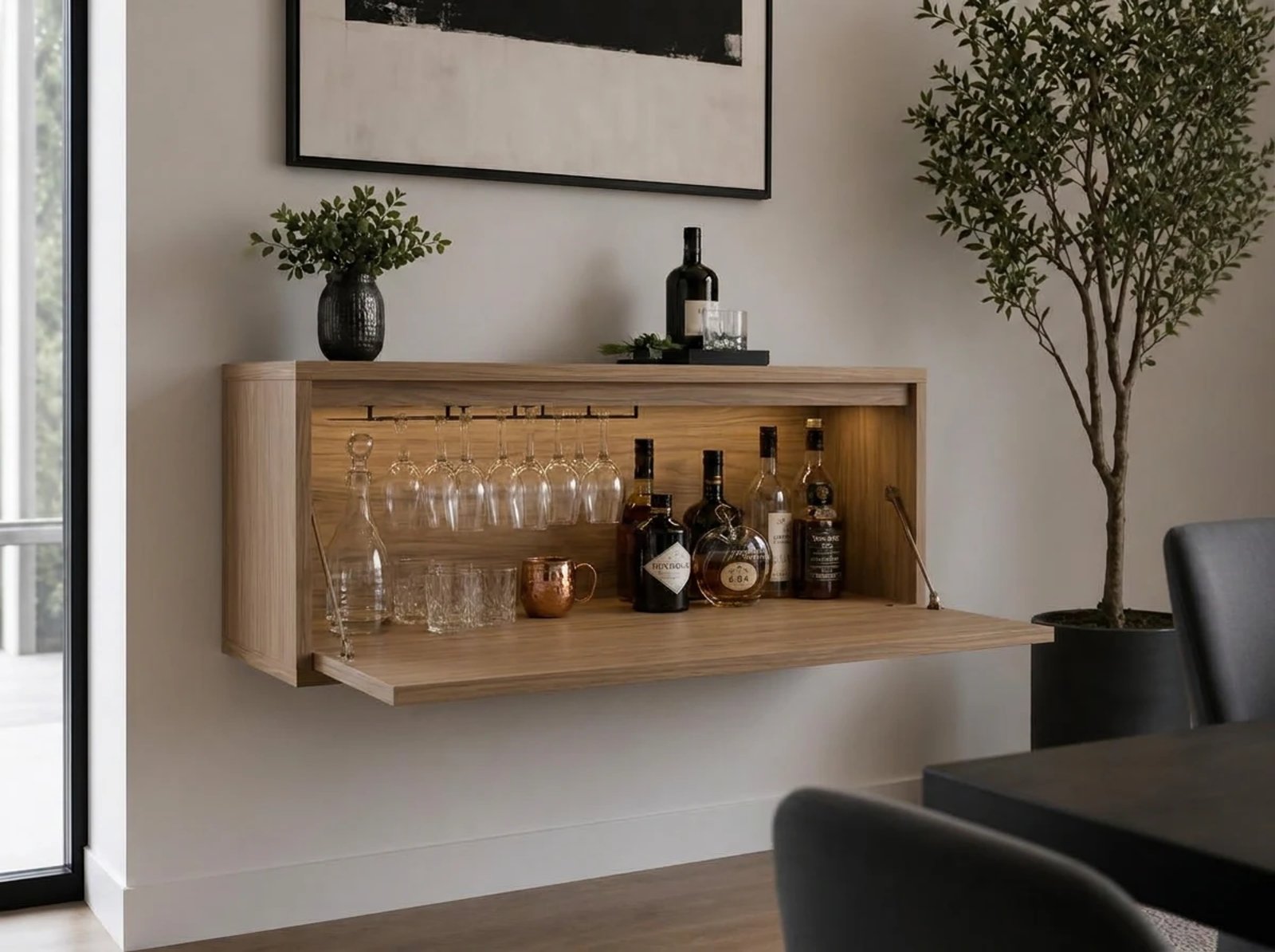 Amalfi Floating Bar Cabinet thumbnail