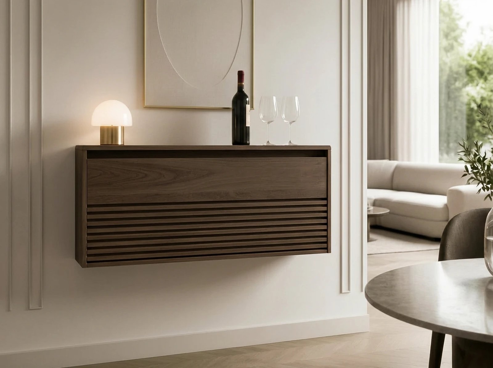 Bergen Floating Bar Cabinet thumbnail