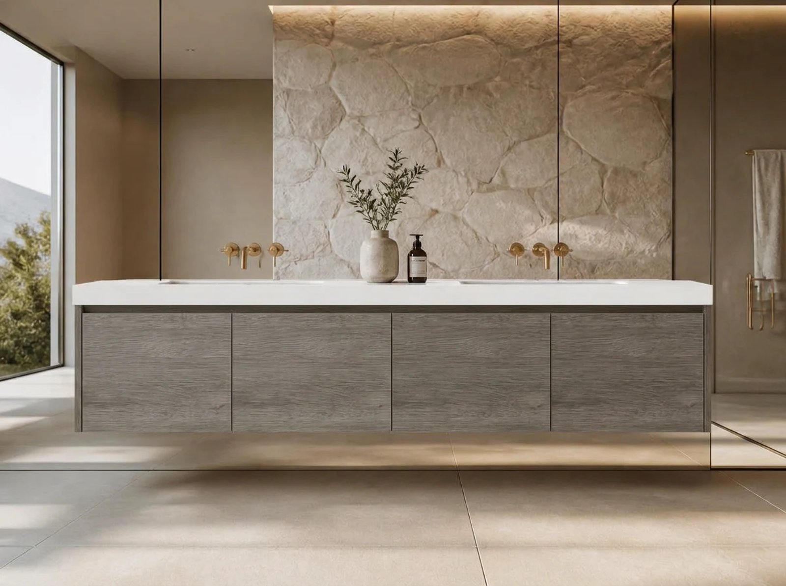 Corsica Floating Vanity Double Sink thumbnail