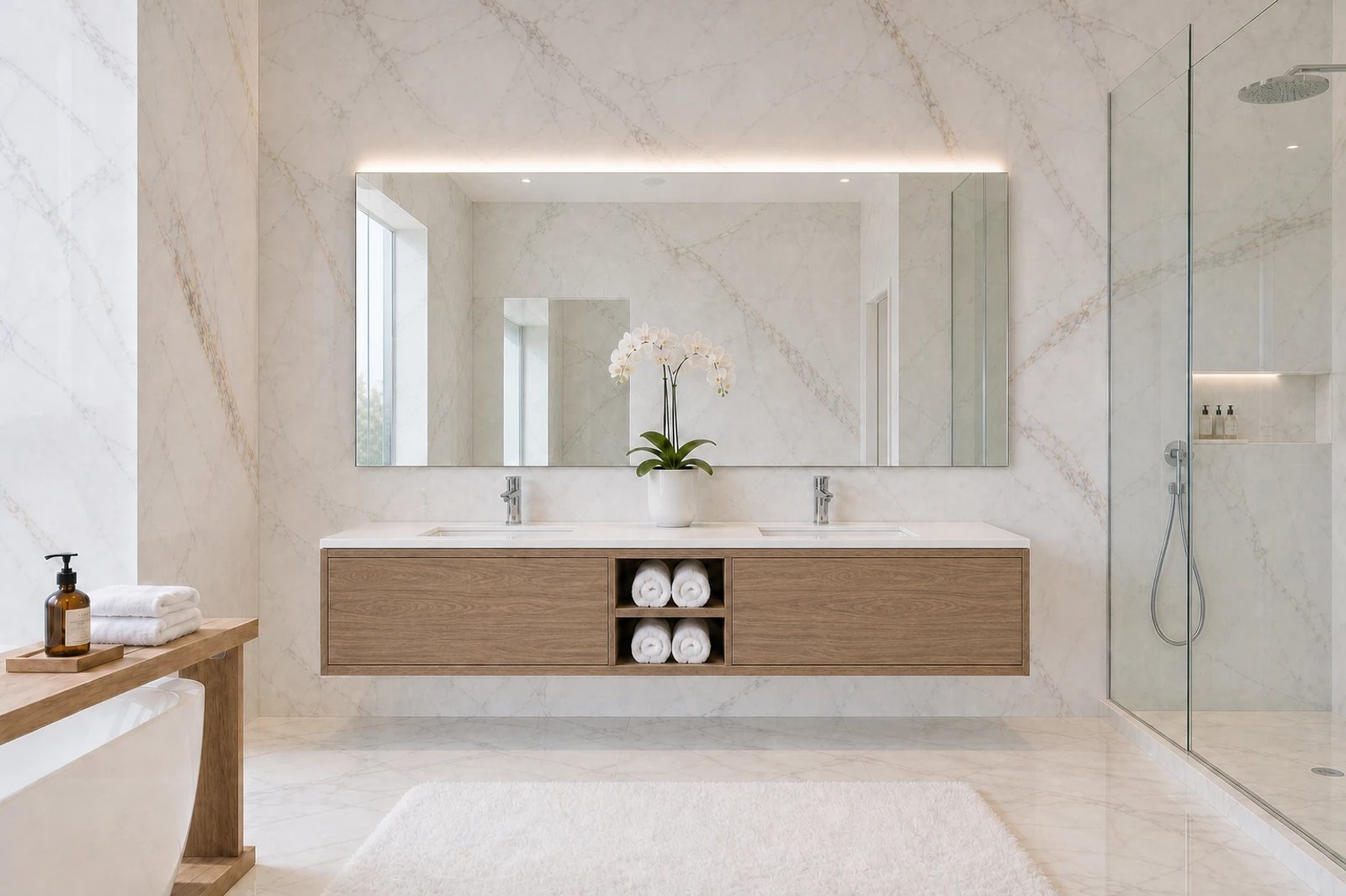 Menfi Inset Floating Vanity M500 thumbnail