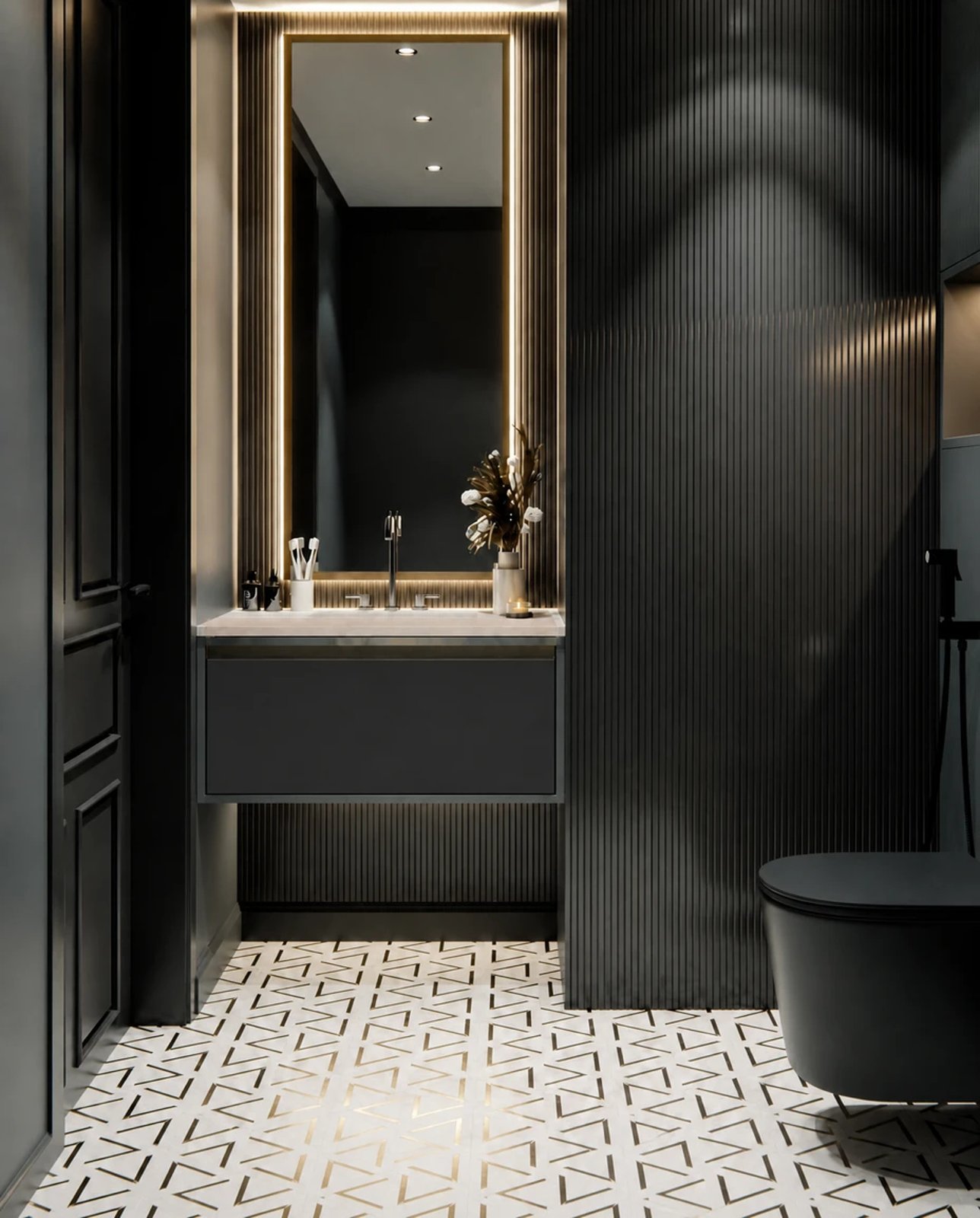 Gela Inset Floating Vanity M110 thumbnail