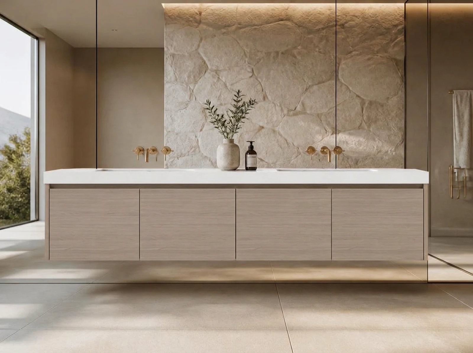 Corsica Floating Vanity Double Sink thumbnail