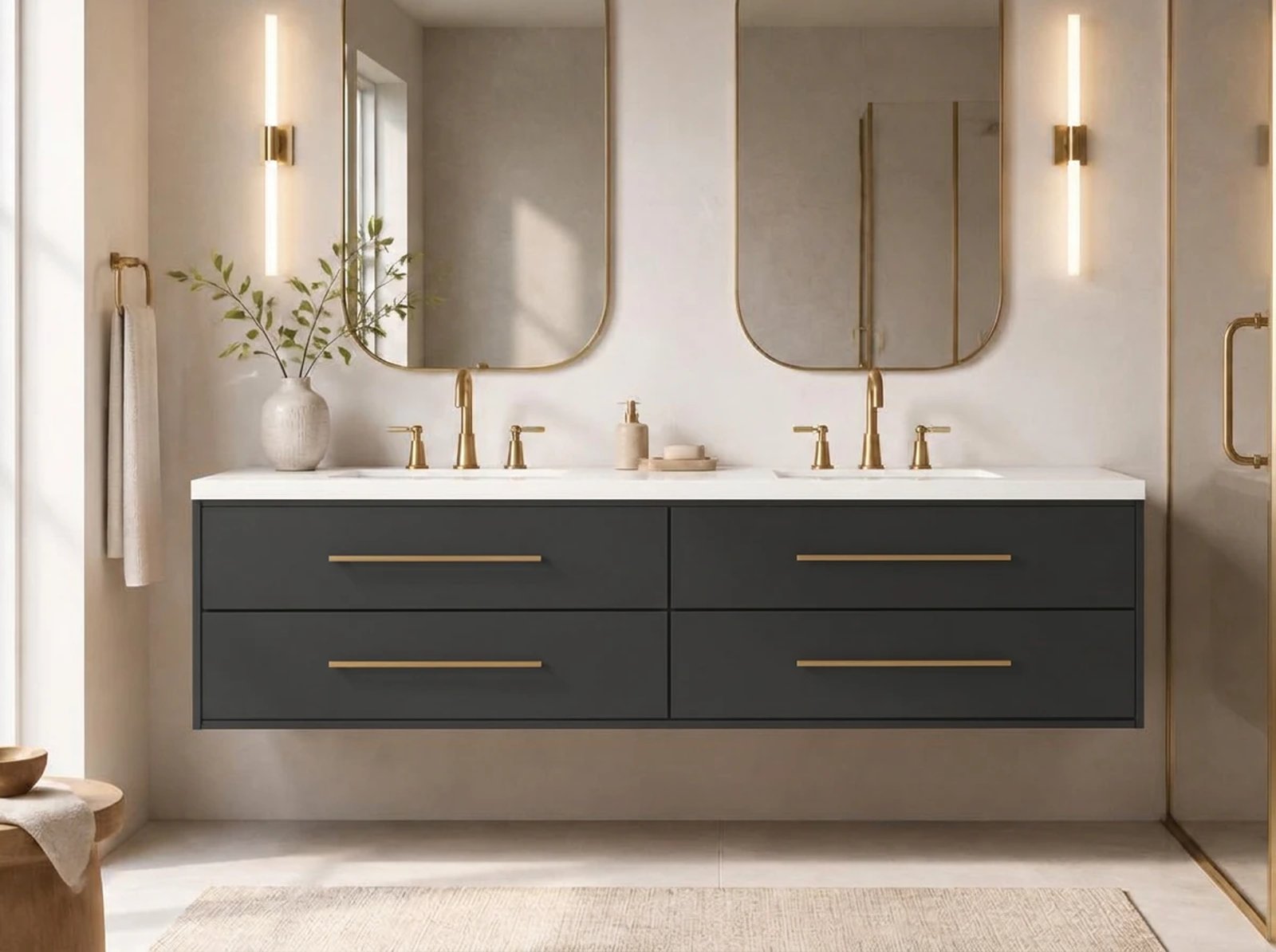 Milano Floating Vanity Double Sink thumbnail