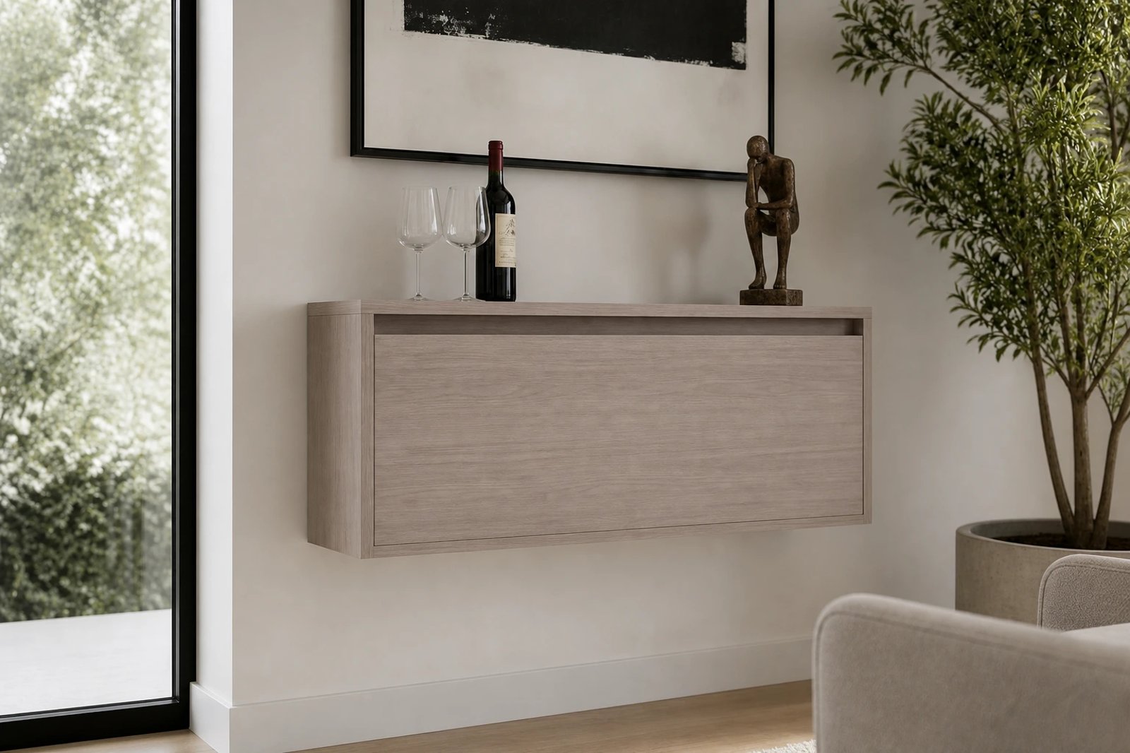 Siena Floating Bar Cabinet thumbnail