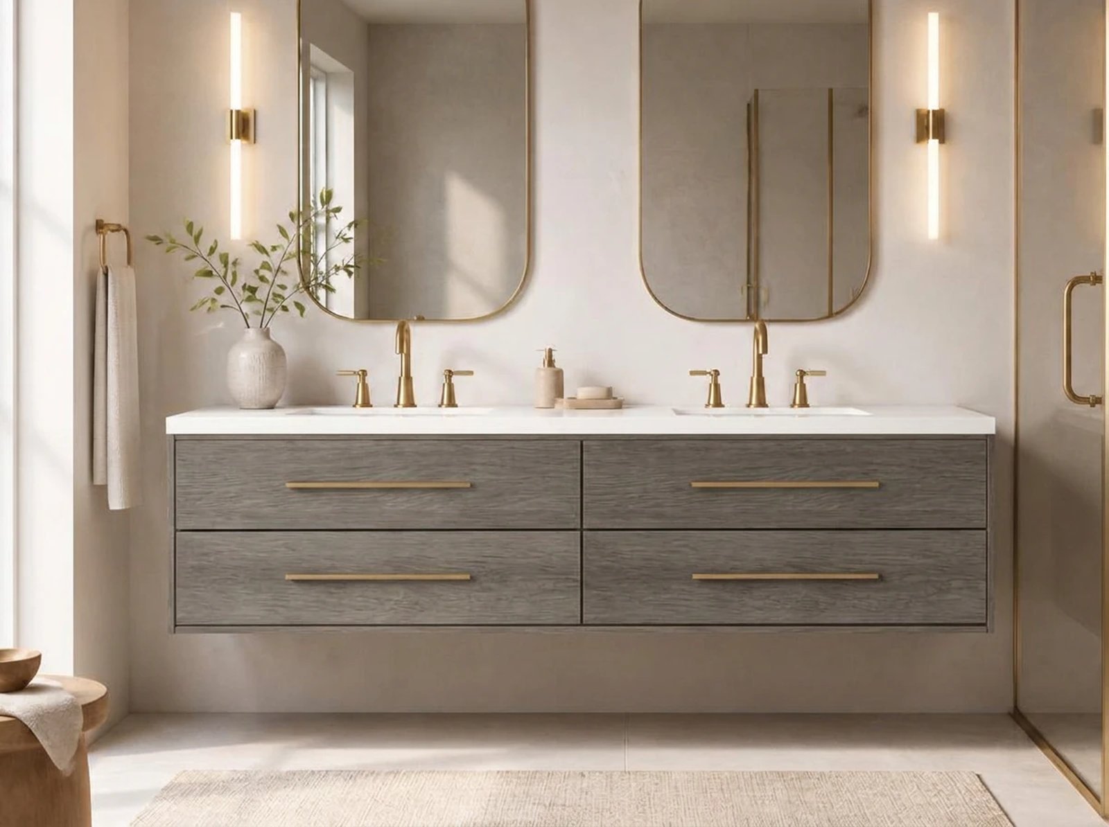 Milano Floating Vanity Double Sink thumbnail