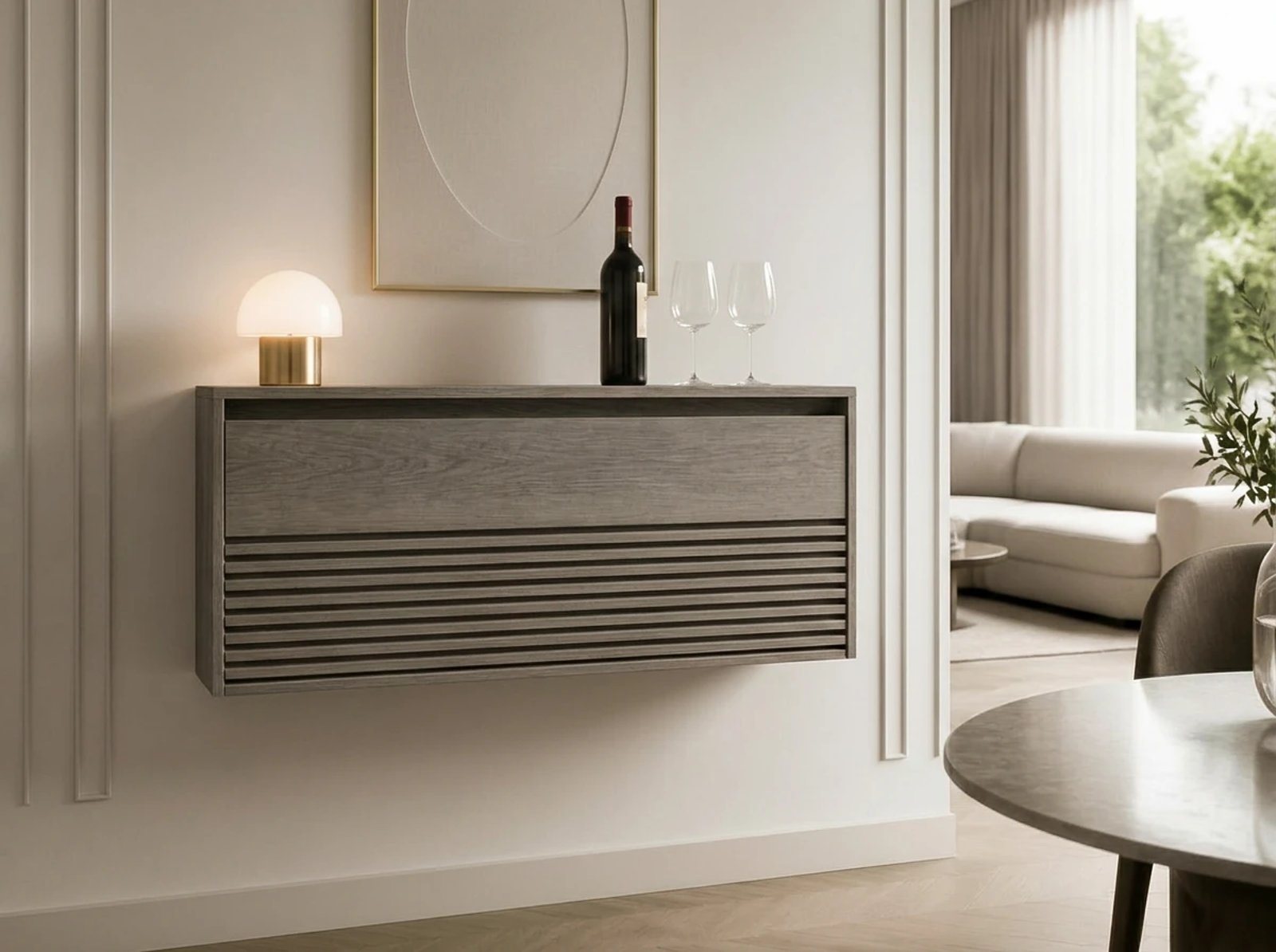 Bergen Floating Bar Cabinet thumbnail