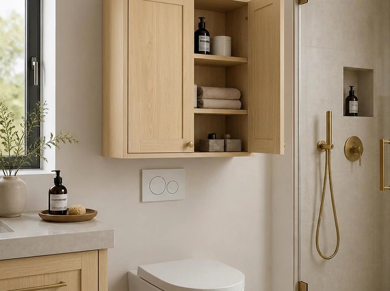 Hudson Floating Bathroom Wall Cabinet thumbnail