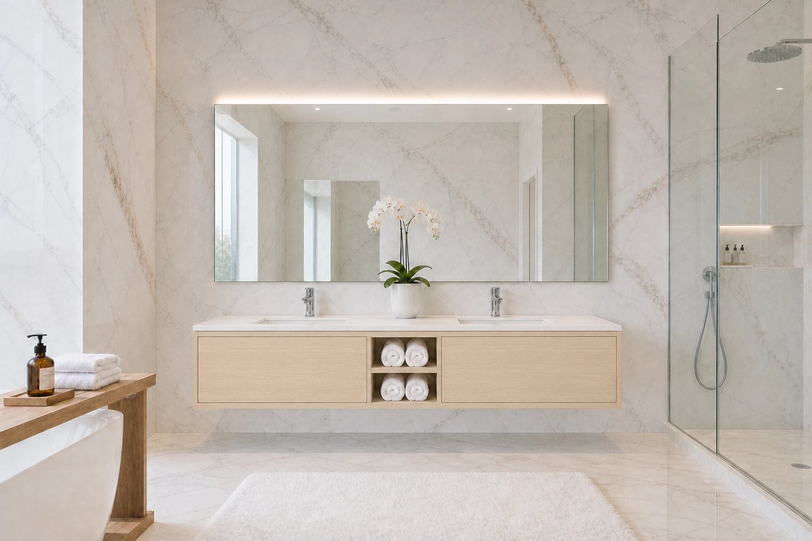 Menfi Inset Floating Vanity M500 thumbnail