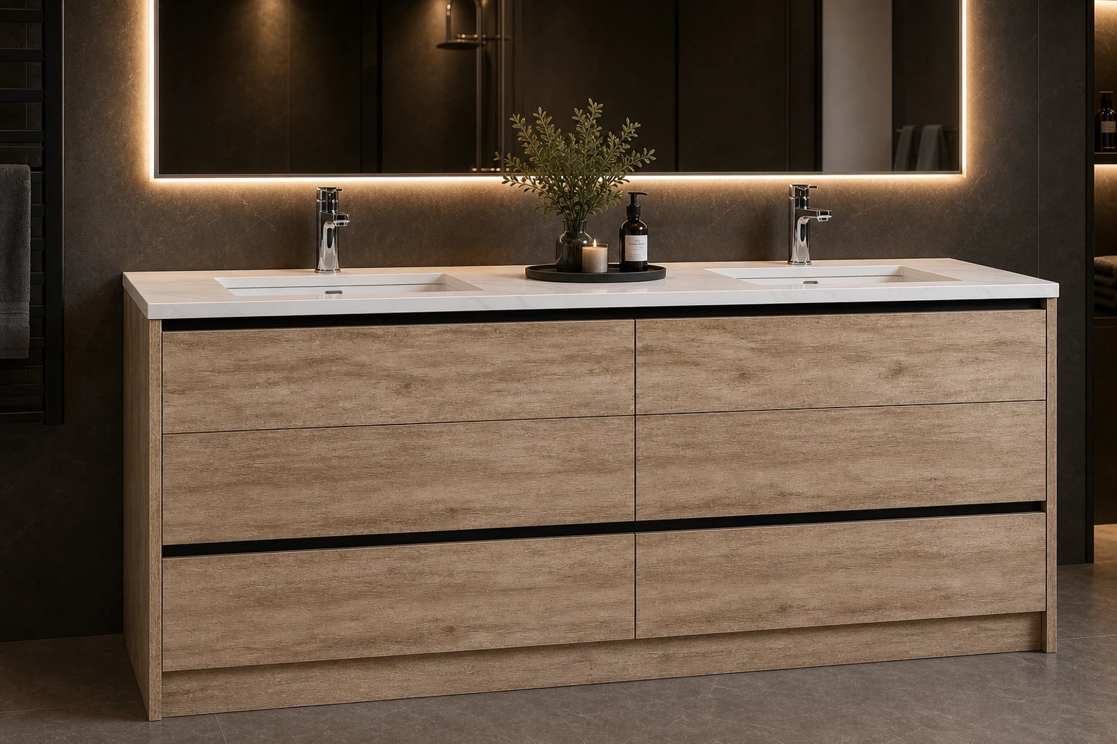 Trapani Overlay Standing Vanity M315 thumbnail