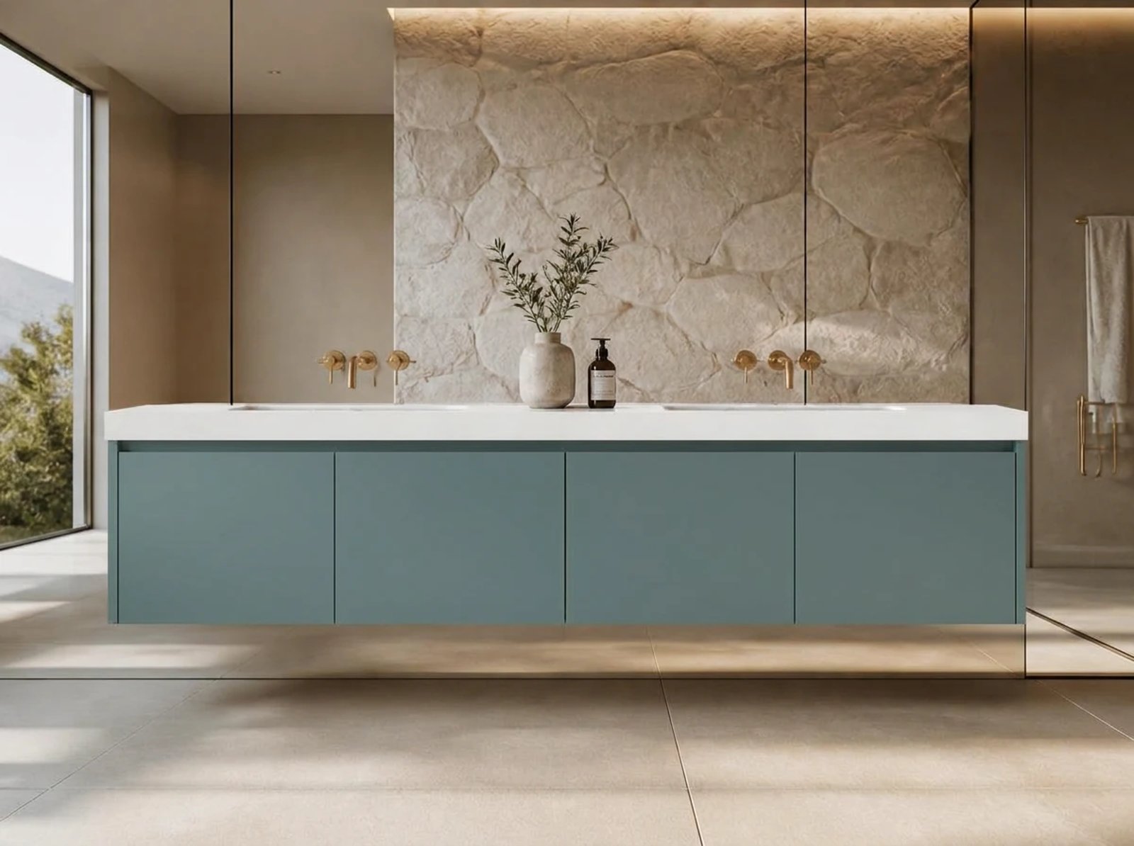 Corsica Floating Vanity Double Sink thumbnail