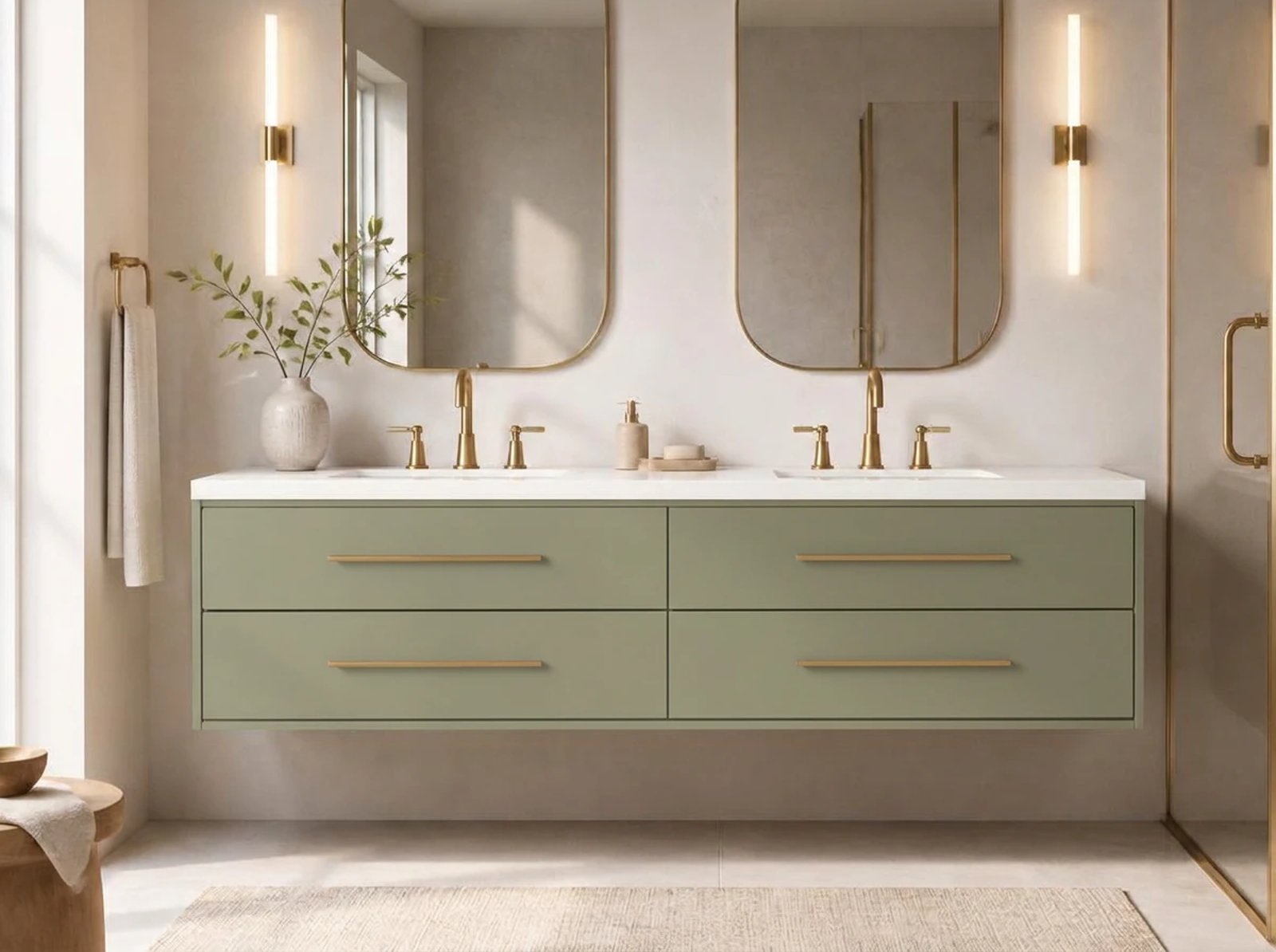 Milano Floating Vanity Double Sink thumbnail