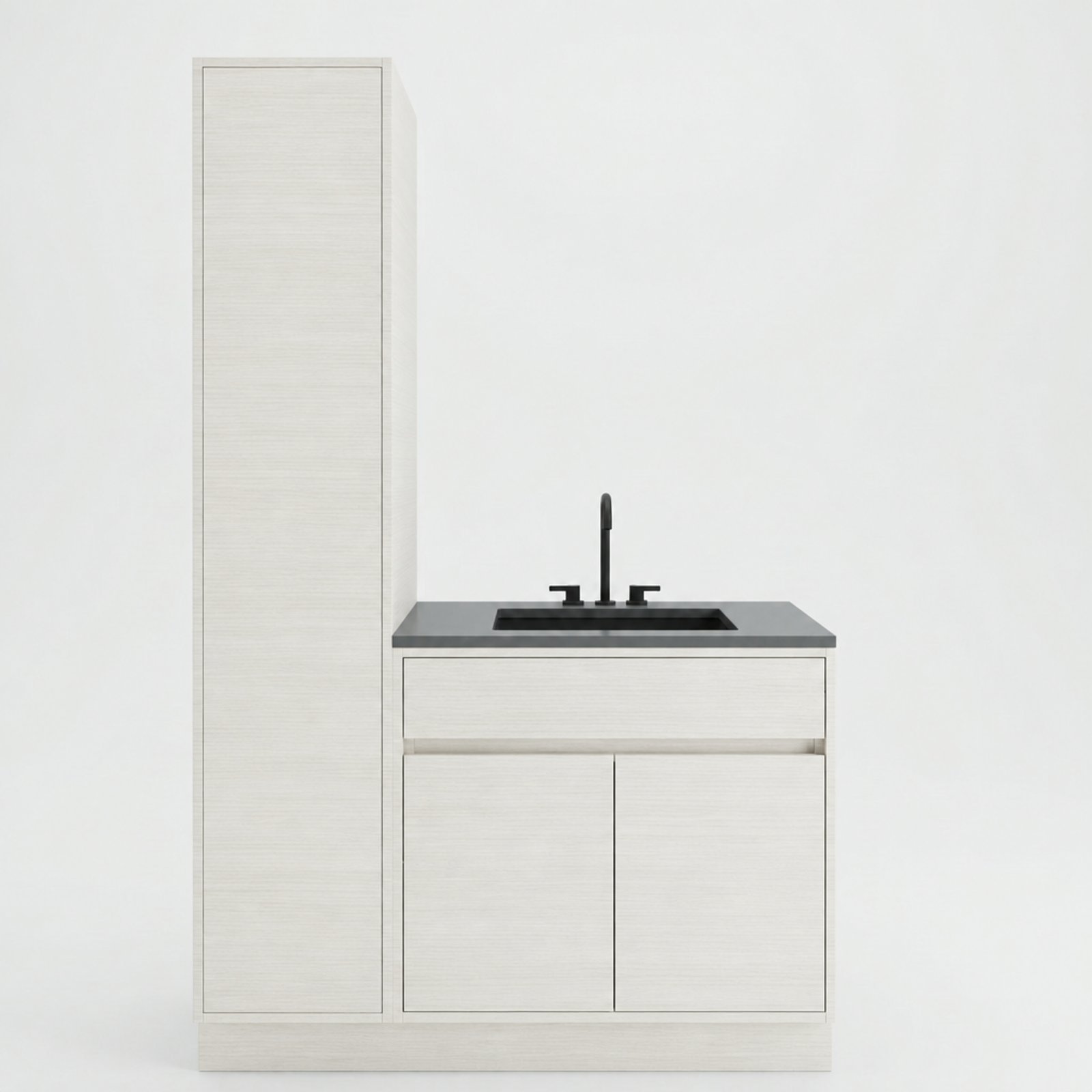 Orla Inset Standing Linen Closet M301 thumbnail