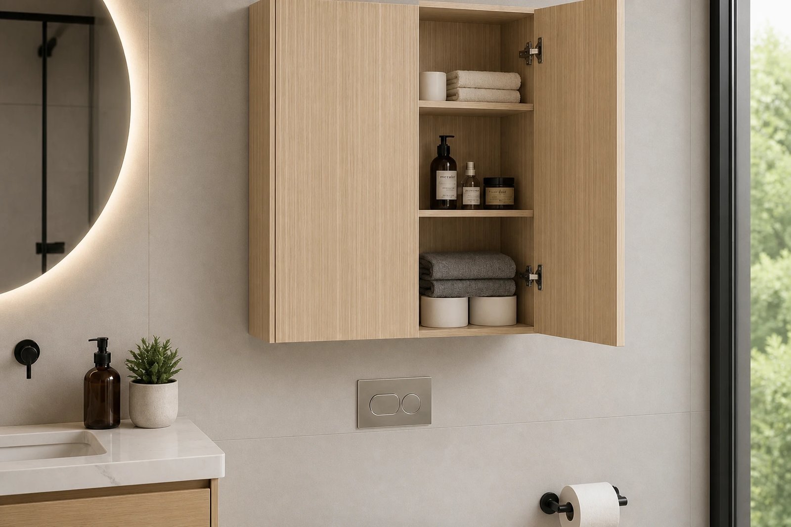 Siena Floating Bathroom Wall Cabinet thumbnail