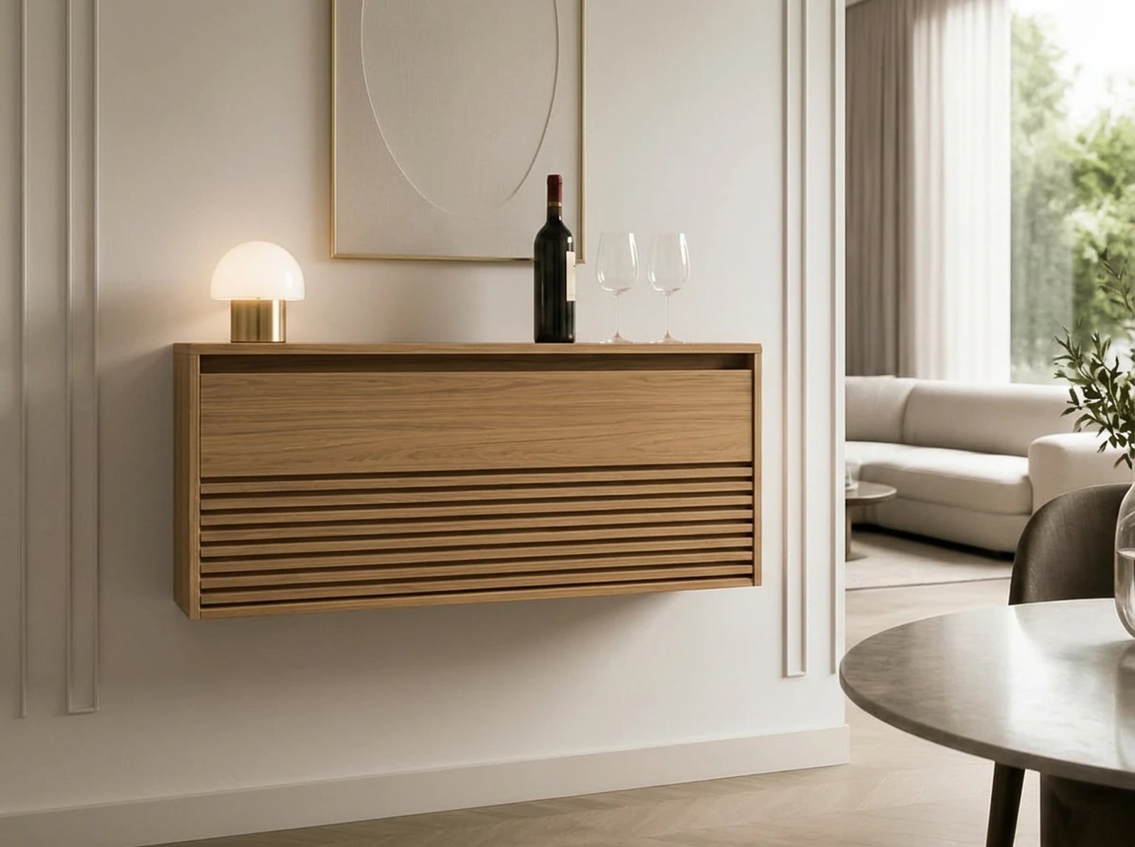 Bergen Floating Bar Cabinet thumbnail