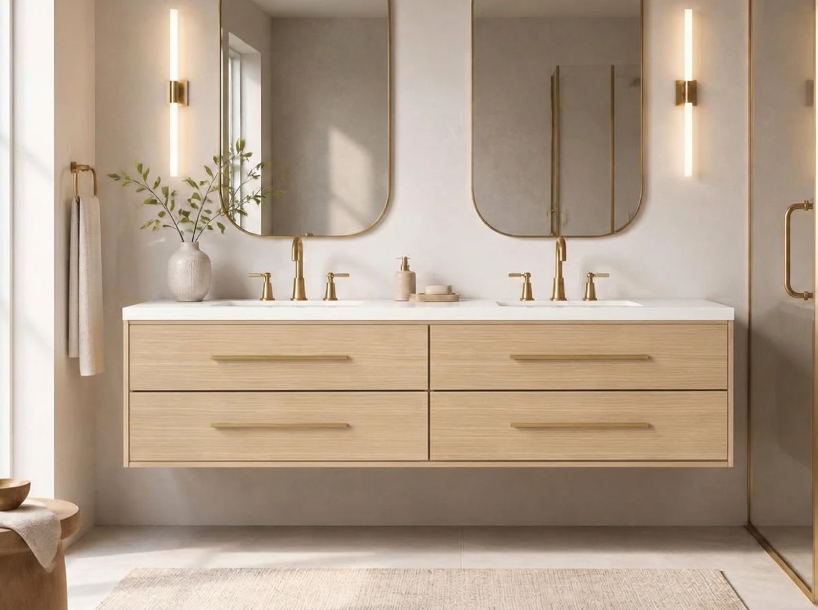 Milano Floating Vanity Double Sink thumbnail