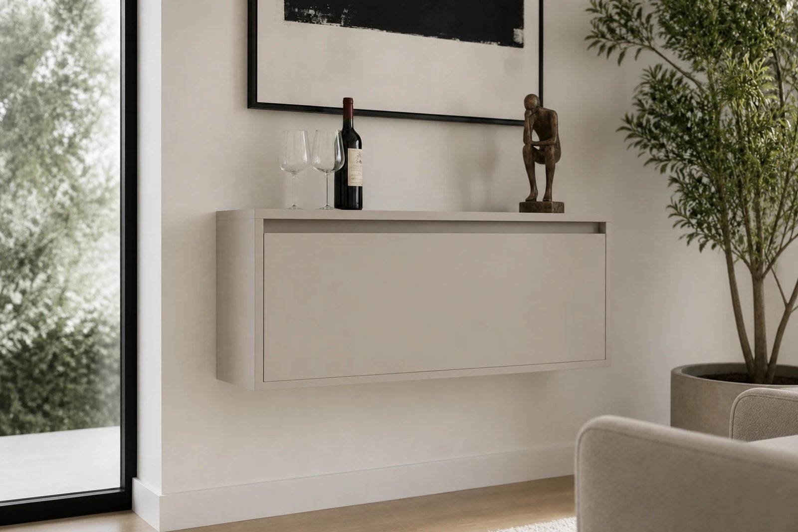 Siena Floating Bar Cabinet thumbnail
