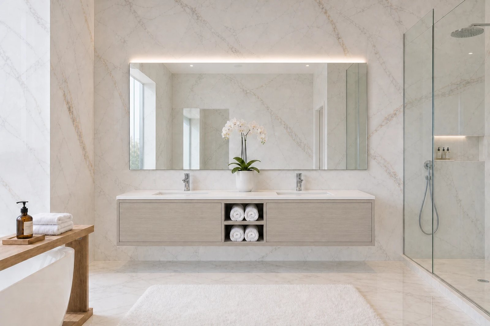 Menfi Inset Floating Vanity M500 thumbnail