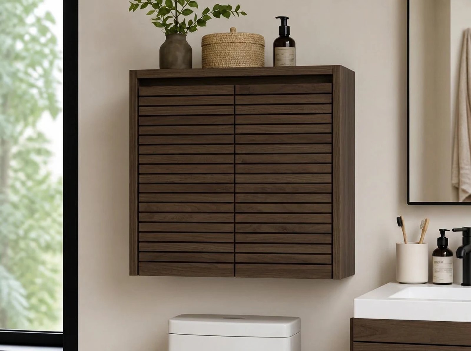 Bergen Floating Bathroom Wall Cabinet thumbnail
