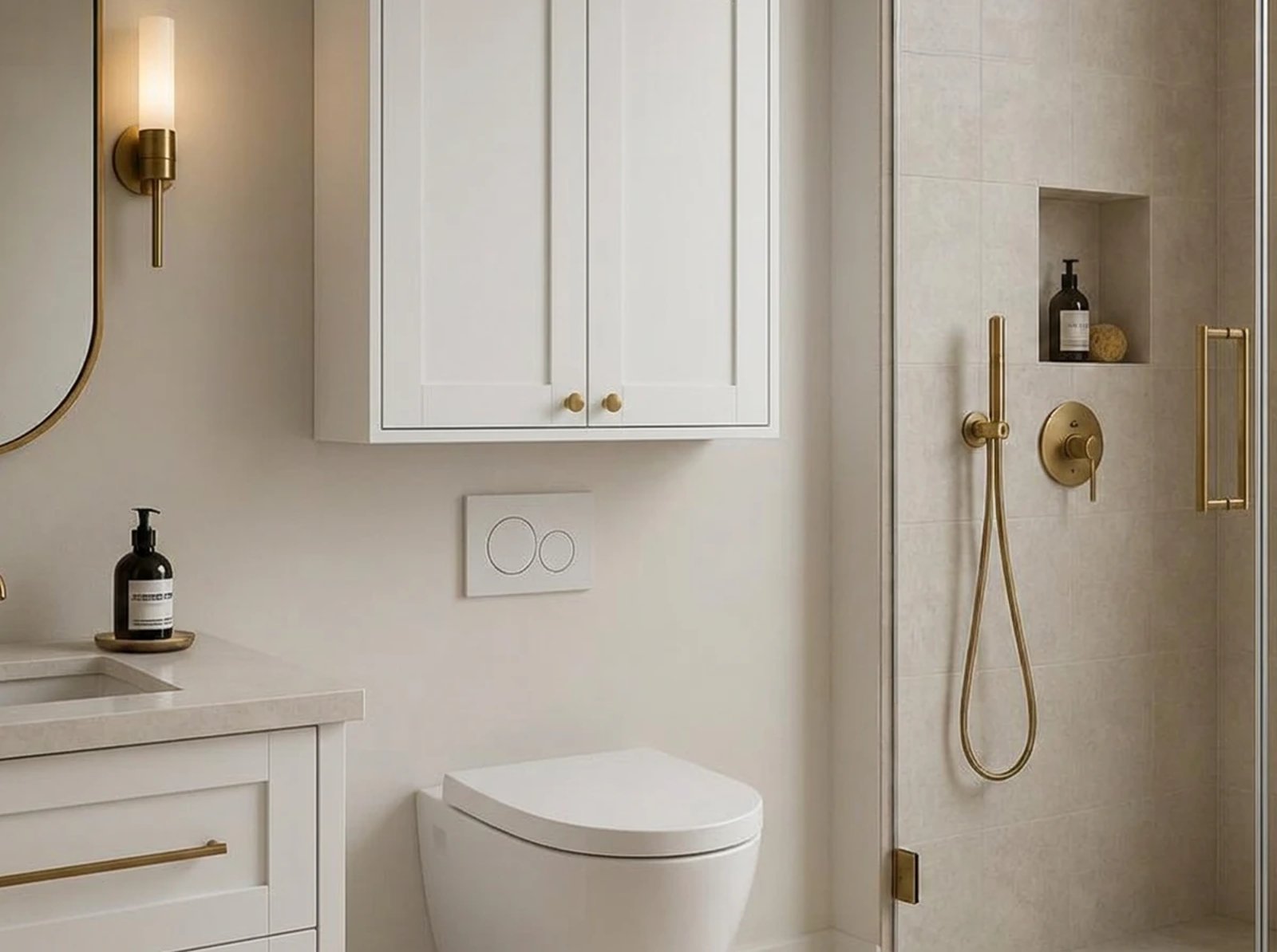 Hudson Floating Bathroom Wall Cabinet