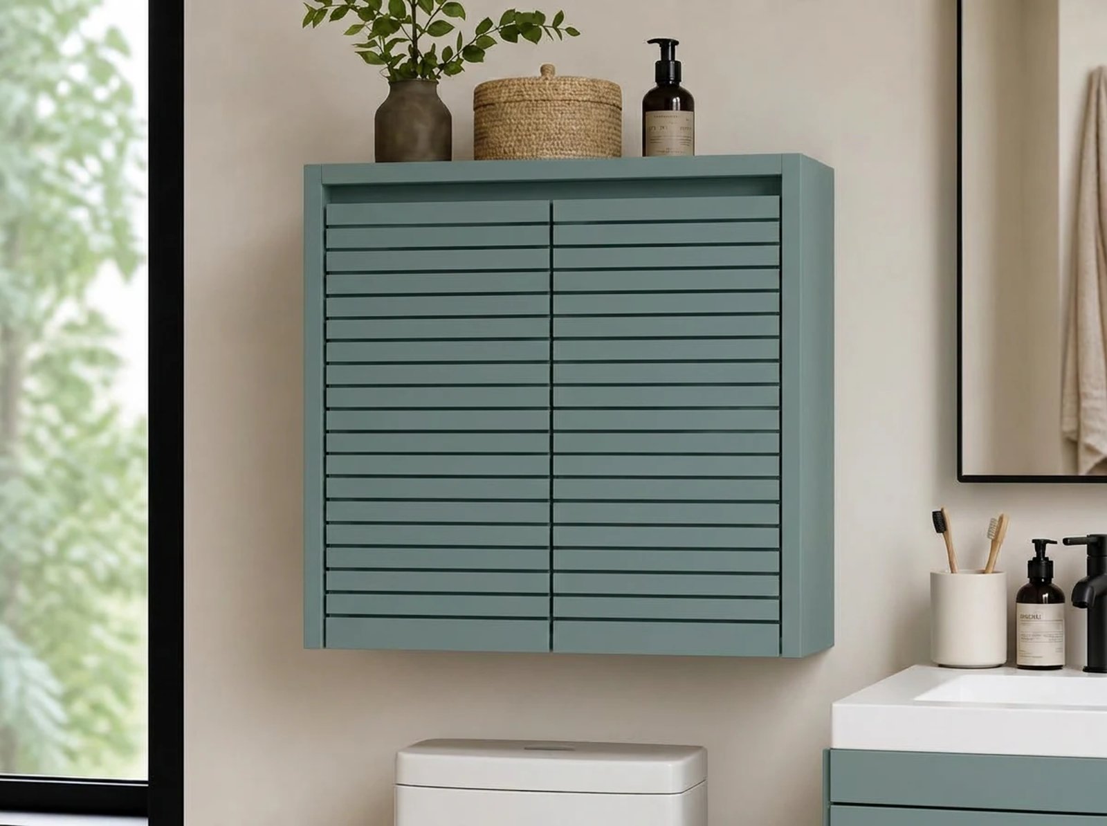 Bergen Floating Bathroom Wall Cabinet thumbnail