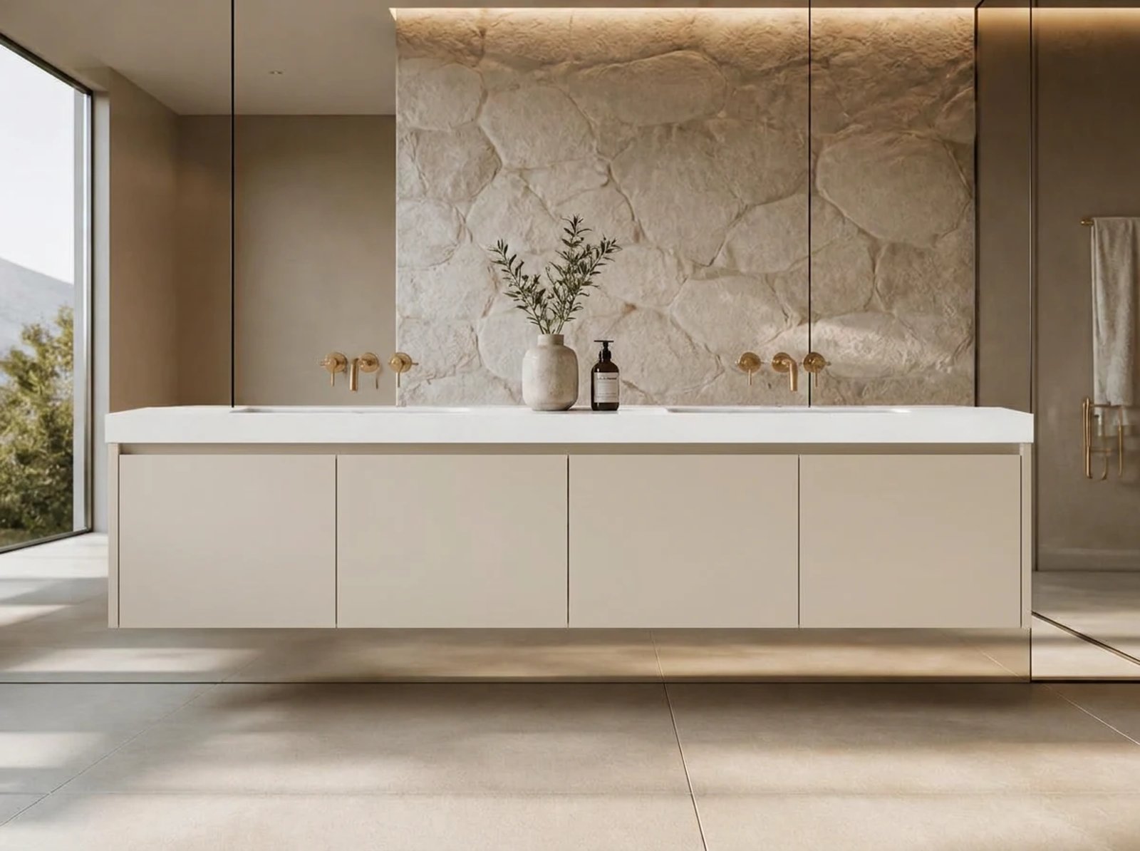 Corsica Floating Vanity Double Sink thumbnail