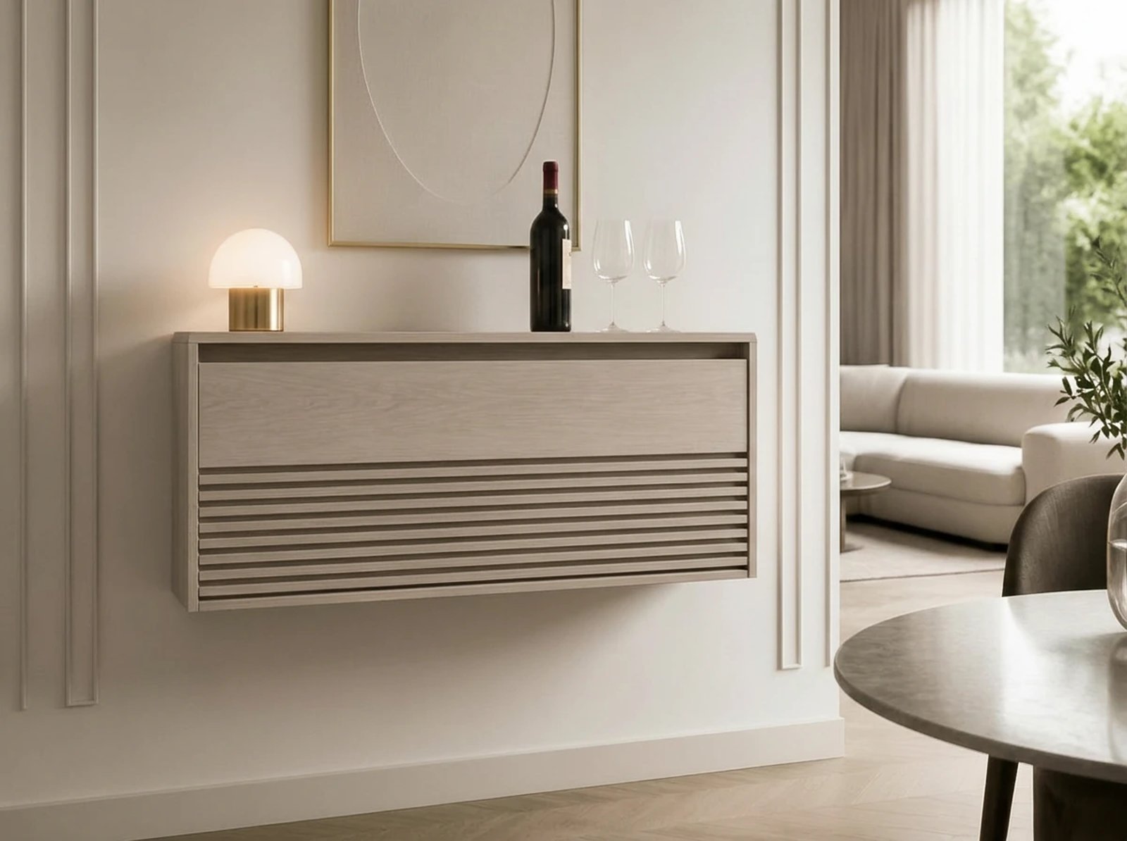 Bergen Floating Bar Cabinet thumbnail