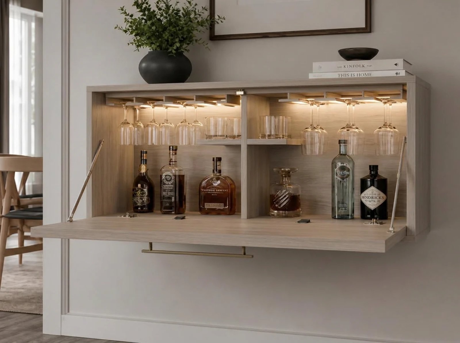 Milano Floating Bar Cabinet