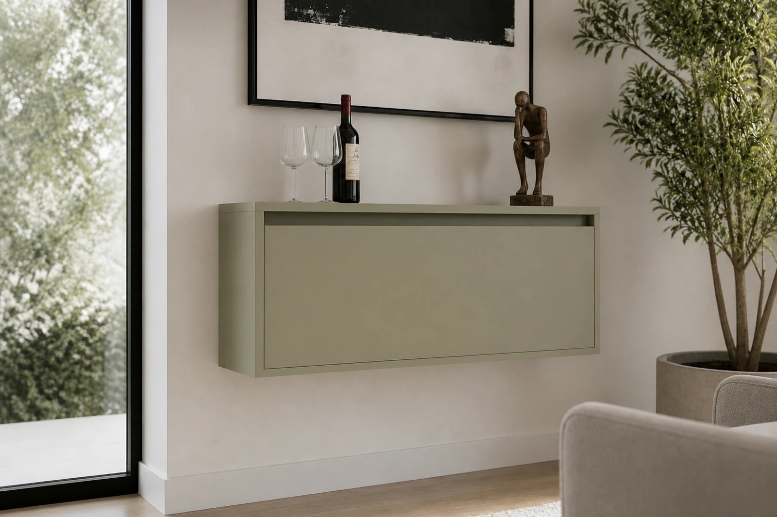 Siena Floating Bar Cabinet thumbnail