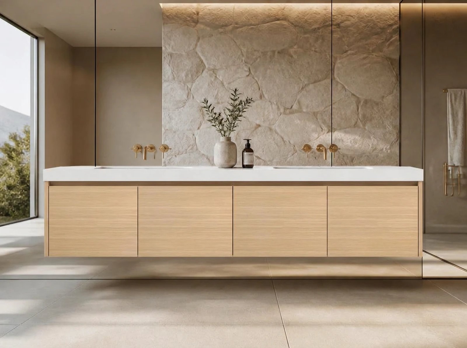 Corsica Floating Vanity Double Sink thumbnail