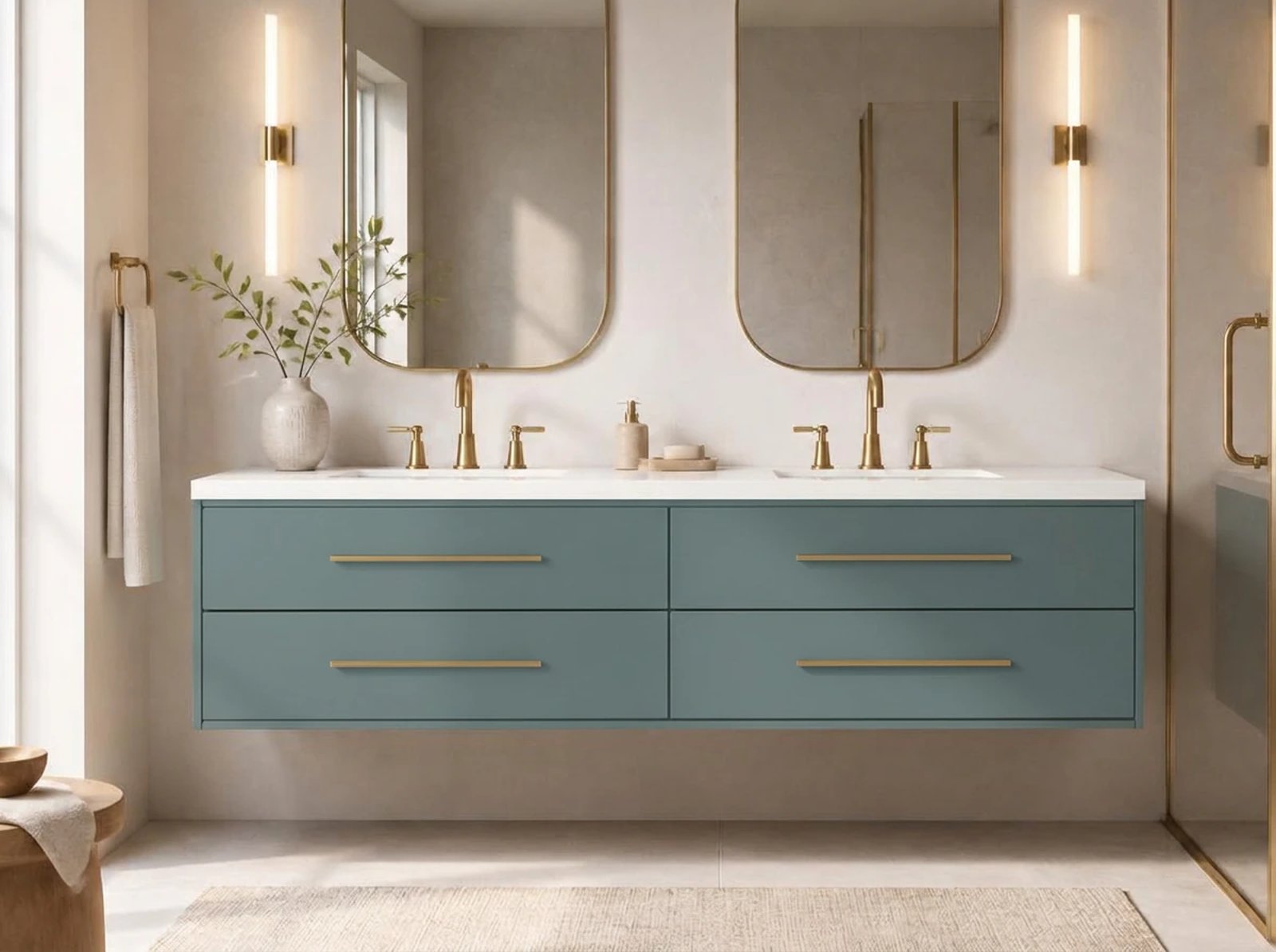 Milano Floating Vanity Double Sink thumbnail
