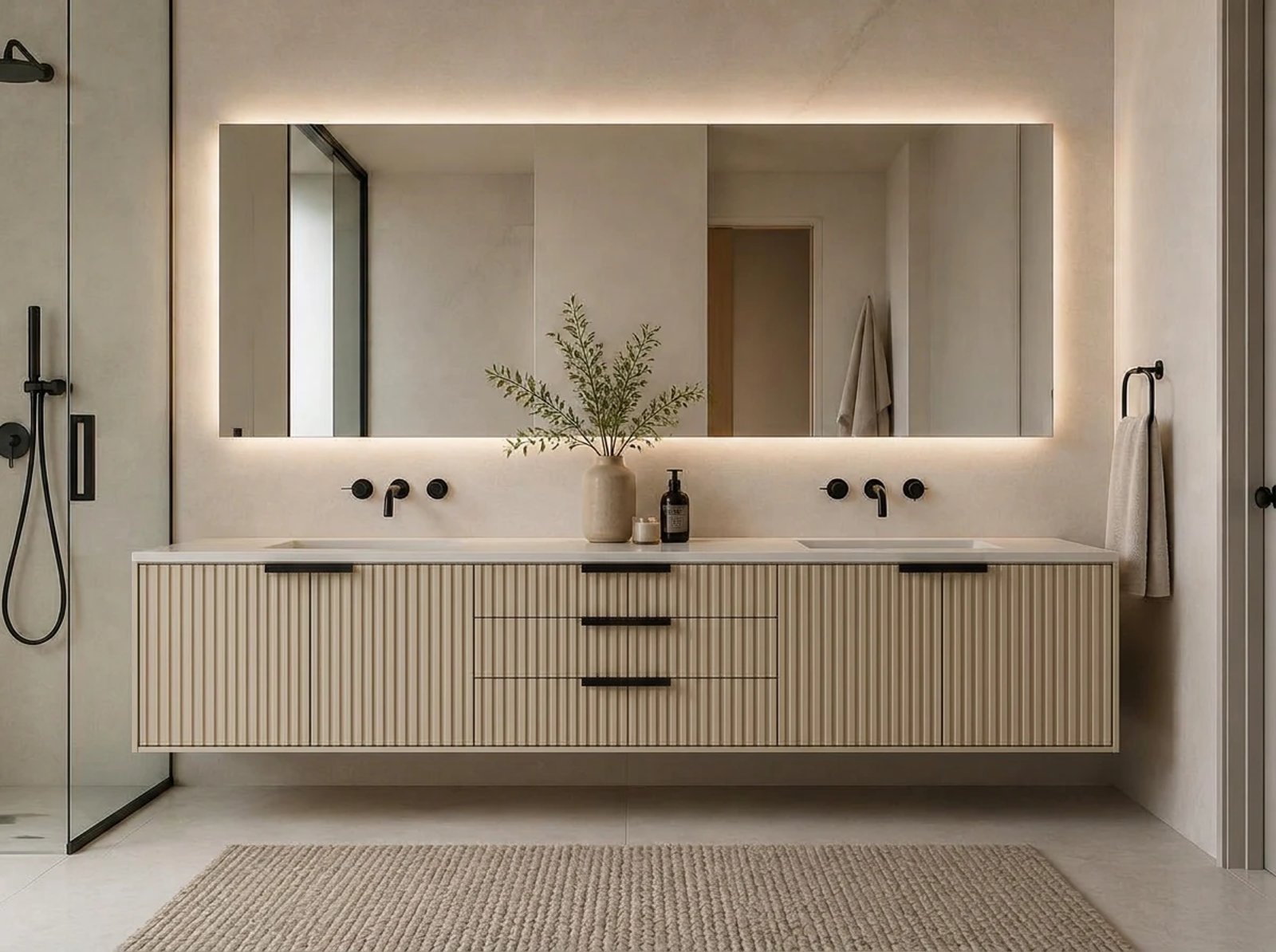 Amalfi Floating Vanity Double Sink thumbnail