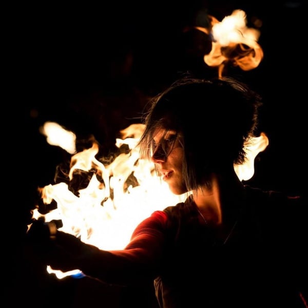 Fire Dancer for Birthday and Holiday Party, Professional - Gallery image