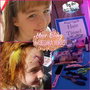 Hair Bling Tinsel & Glitter Bar (1 Artist, 2 to 4 Hours)