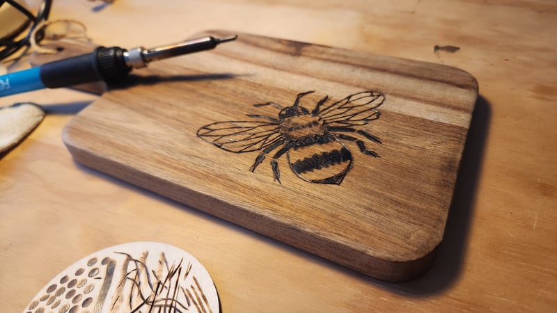 Woodburning Workshop: Design and Burn Your Own Charcuterie Board - Gallery image