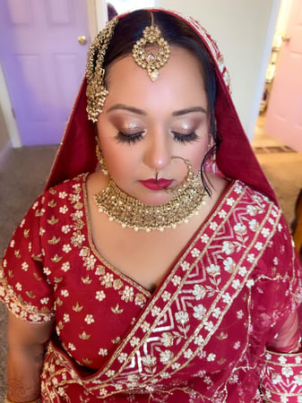 Bridal Face Makeup Only for the Complete Wedding Day Look - Anniversary - Featured image