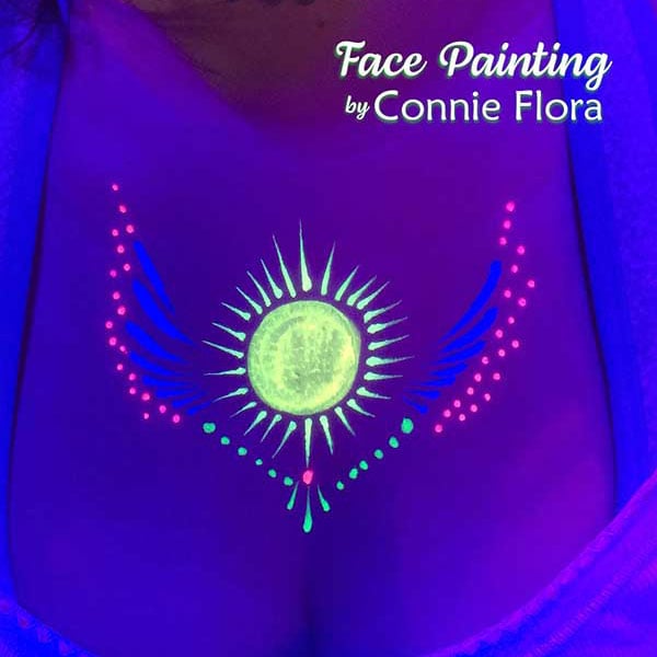 UV Blacklight Glow Body Art Party (1 Artist, 2-4 Hours) - Gallery image