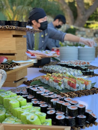 Private Chef Sushi Buffet Catering for Events and Parties - Anniversary - Featured image