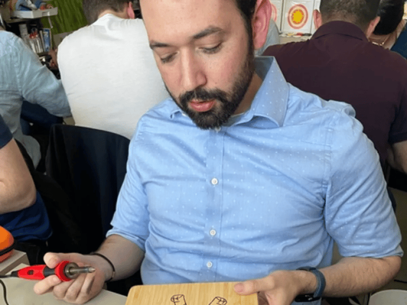 Wood-Burning Cheese Board Workshop, Travels to You - Gallery image